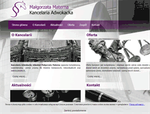 Tablet Screenshot of kancelaria-materna.com